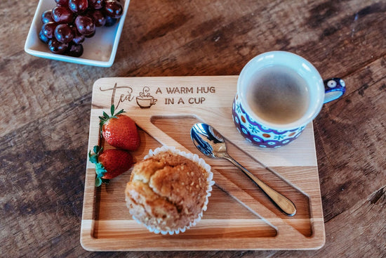 Tea Time Tray - American Hickory