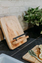 Handcrafted Cookbook Holder - American Hickory