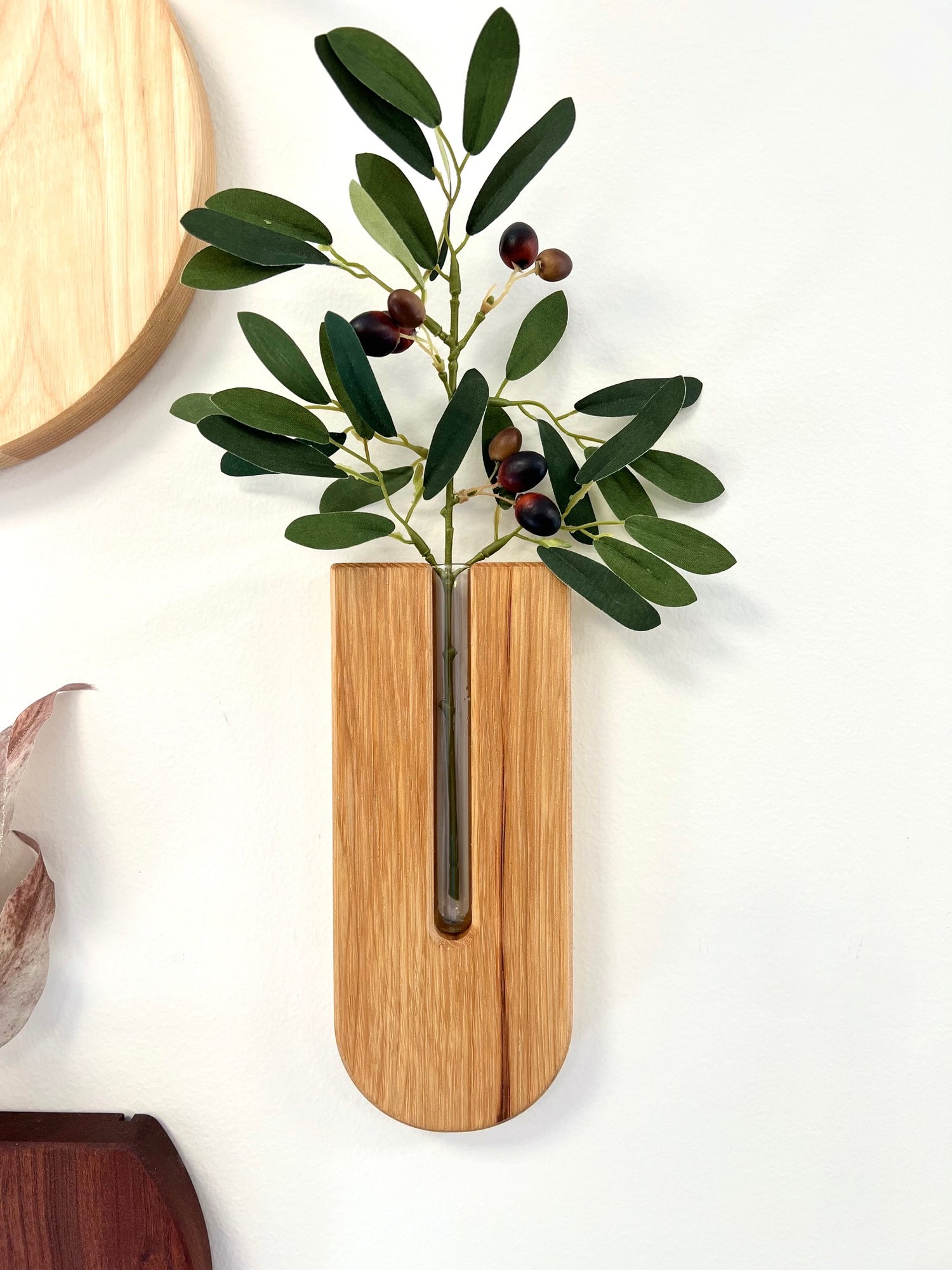 hanging wall vase planter U-Shape Wall Vase