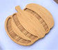 Seasonal Pumpkin Serving Board - Organic Bamboo