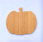 Seasonal Pumpkin Serving Board - Organic Bamboo
