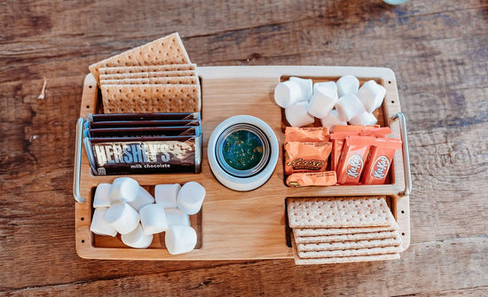 Handcrafted Large Smore Station - American Hickory