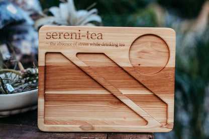 Tea Time Tray - American Hickory