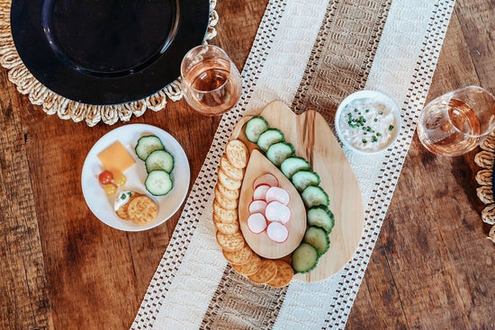 Tulip Flower Charcuterie Board - American Birch