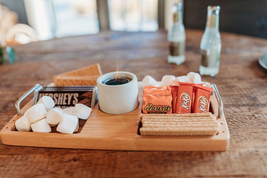 Handcrafted Large Smore Station - American Hickory