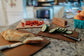 Handcrafted Recycled Paper Composite Cutting Board Set with a Personalized Stand