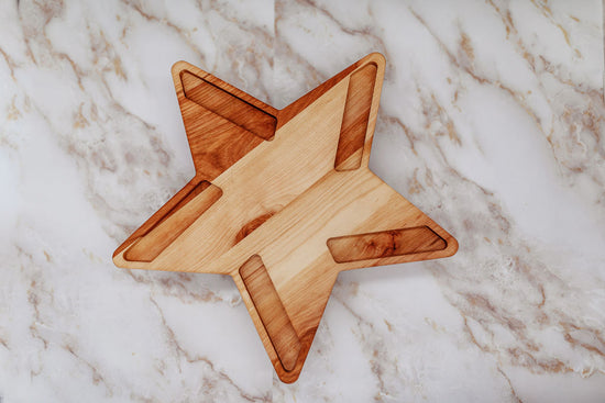 Star I Charcuterie Board - American Birch