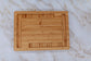 Simple Edge Cheese and Crackers Board - Organic Bamboo