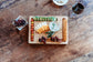 Simple Edge Cheese and Crackers Board - Organic Bamboo