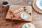 Zig Zag Cheese and Crackers Board - Organic Bamboo