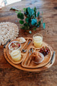 Breakfast For Two Serving Tray - American Hickory