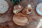 Breakfast For Two Serving Tray - American Hickory