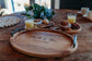 Breakfast For Two Serving Tray - American Hickory