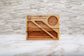 Coffee Break Tray - American Hickory