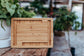 Simple Edge Cheese and Crackers Board - Organic Bamboo