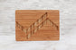 Zig Zag Cheese and Crackers Board - Organic Bamboo